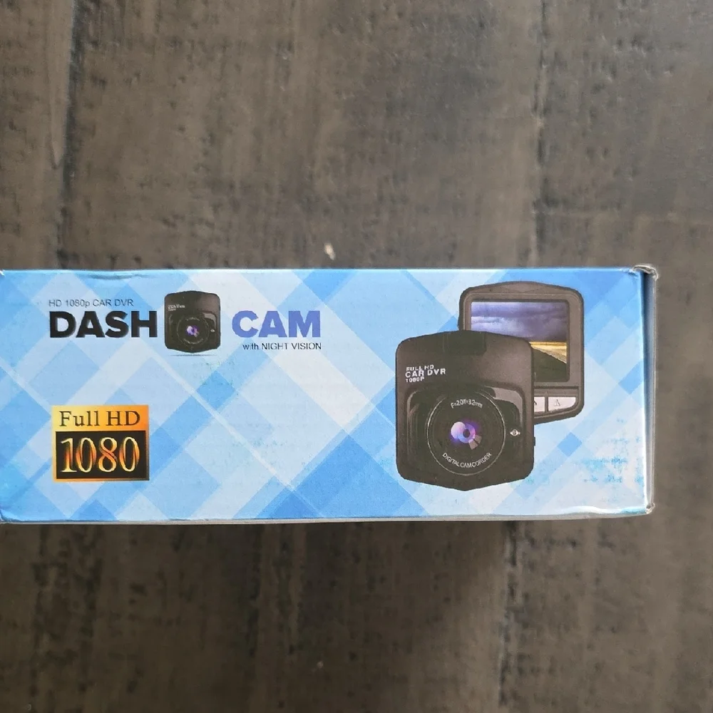 Dash Cam with Night Vision - Black